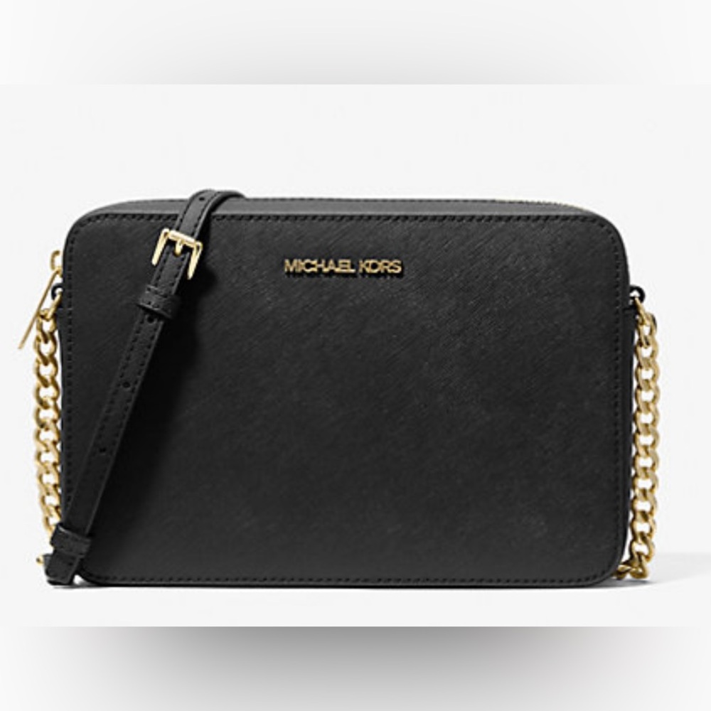 Brand new never used Michael kors black large crossbody